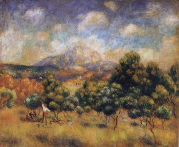 Paul Cezanne Mount Sainte-Victoire oil painting image